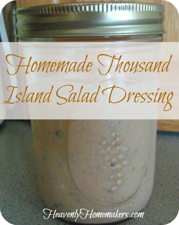 Homemade Thousand Island Salad Dressing