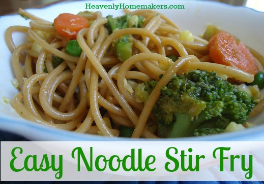 Easy Noodle Stir Fry