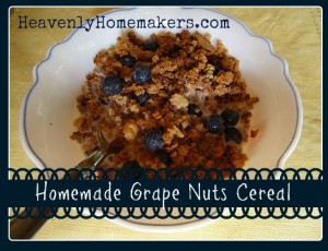Homemade Grape Nuts Cereal Recipe