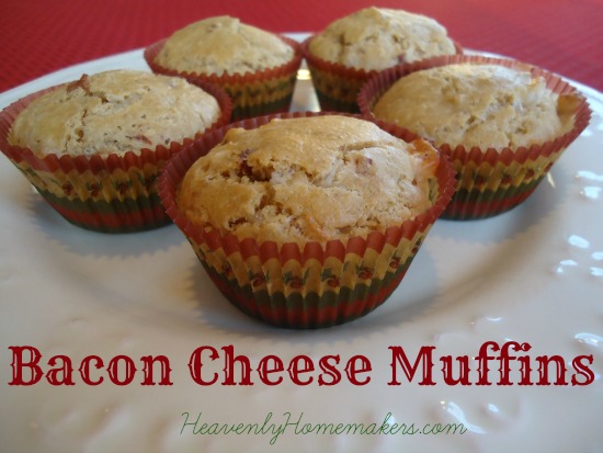 bacon cheese muffins