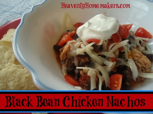 Black Bean Chicken Nachos