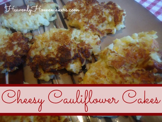 Cheesy Cauliflower Cakes