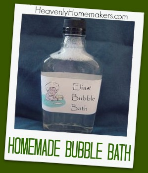 Homemade Bubble Bath
