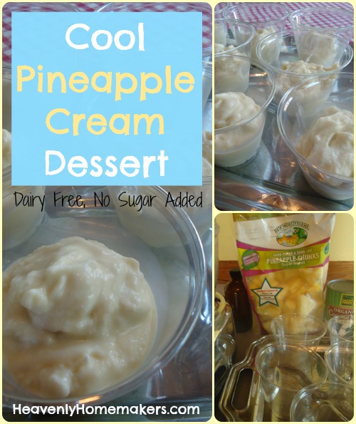 Cool Pineapple Cream Dessert
