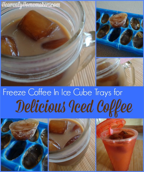 Freeze Coffee in Ice Cube Trays