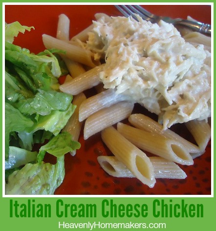 Italian Cream Cheese Chicken