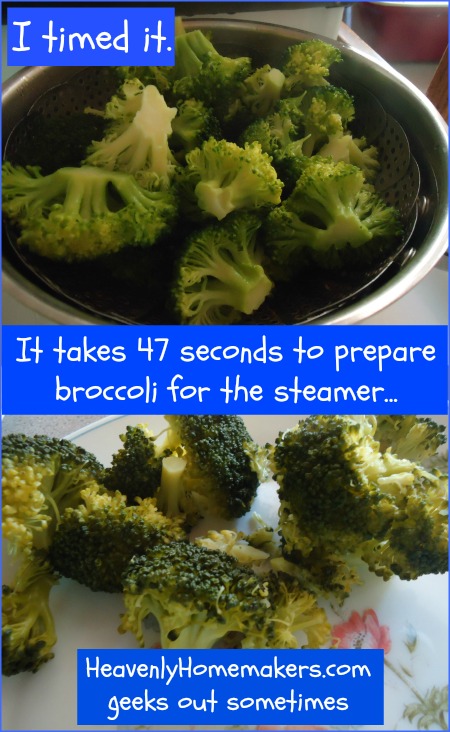 Preparing Broccoli Only Takes 47 Seconds