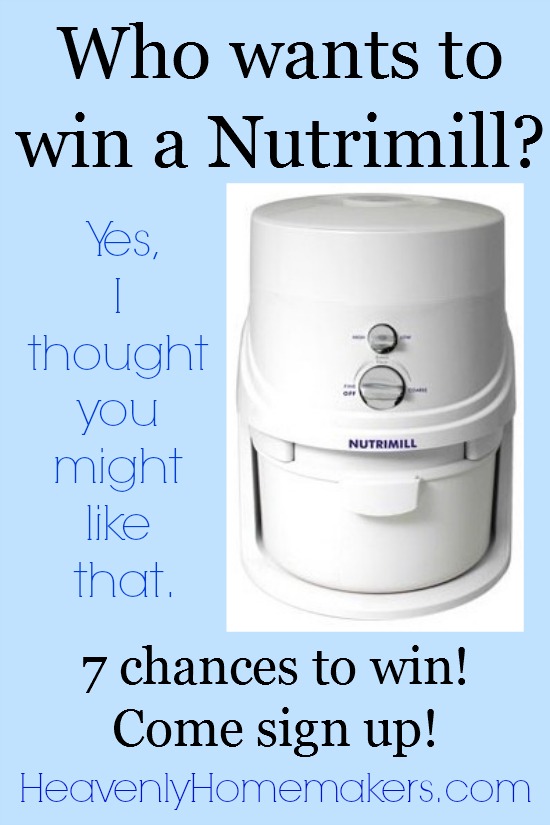 Who Wants to Win a Nutrimill