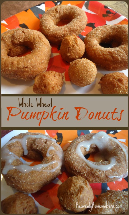 Whole Wheat Pumpkin Donuts