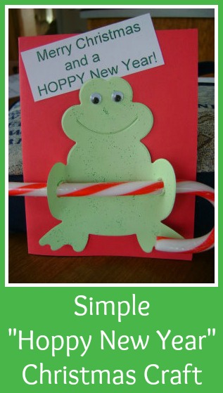 Hoppy New Year Christmas Craft