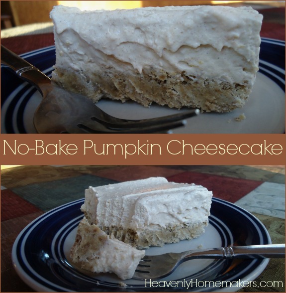 No-Bake Pumpkin Cheesecake