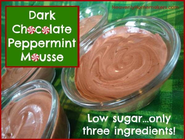 Dark Chocolate Peppermint Mousse