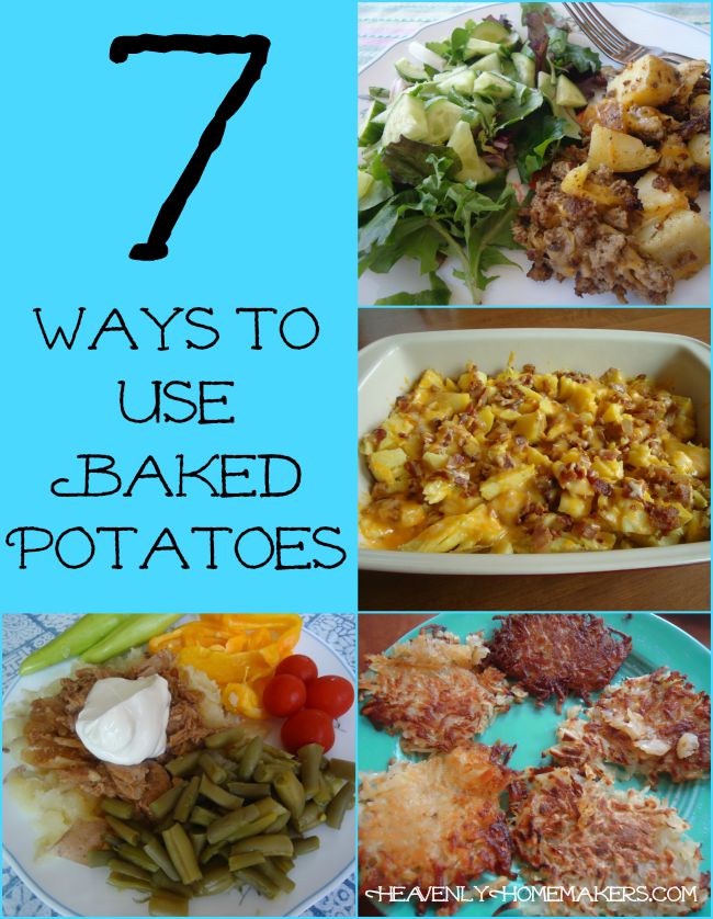 7 Ways to Use Baked Potatoes