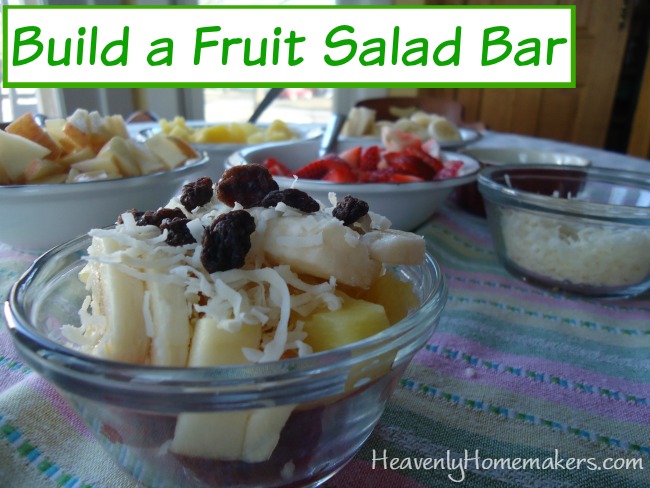 Build a Fruit Salad Bar