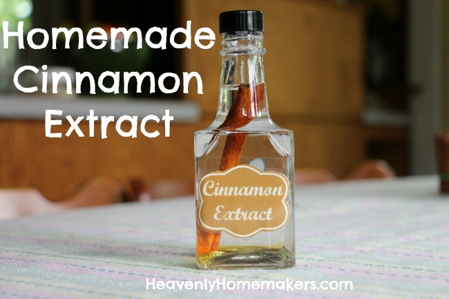 Homemade Cinnamon Extract
