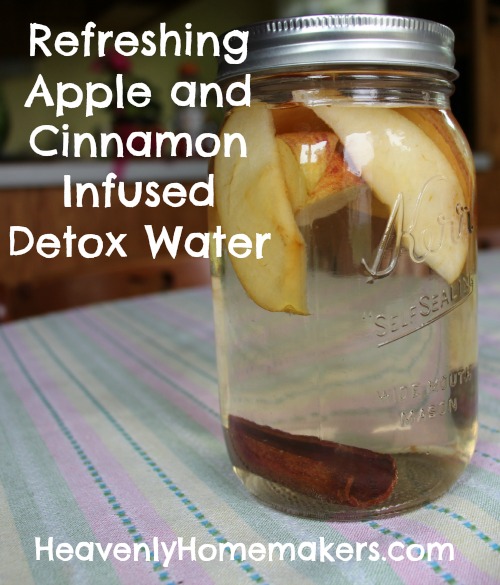 Refreshing Apple and Cinnamon Infused Detox Water