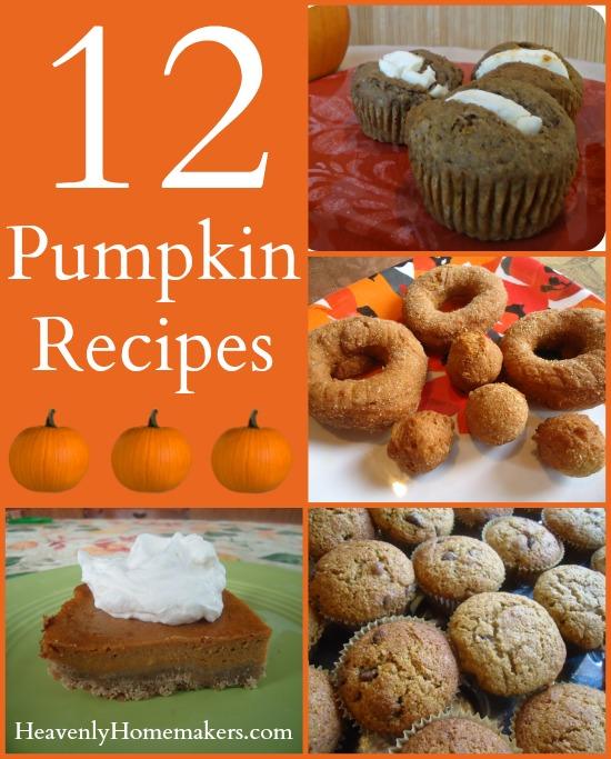 12 Pumpkin Recipes
