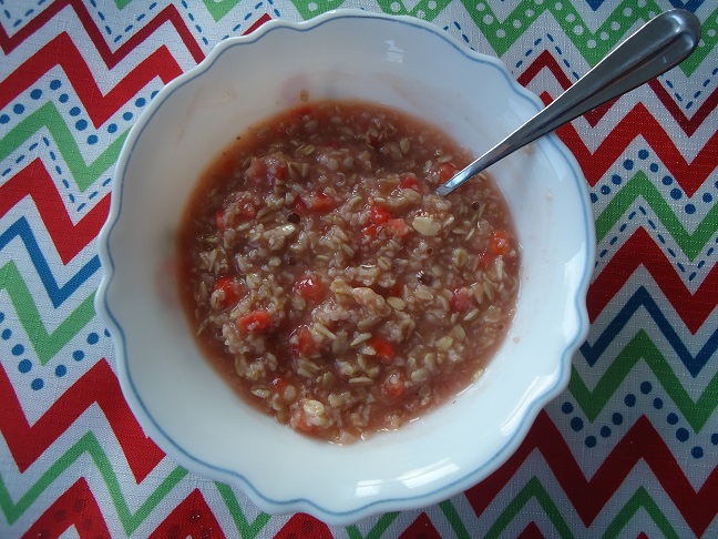 strawberry oatmeal