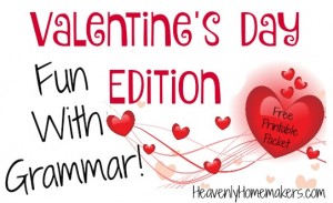 Fun With Grammar - a Valentine Freebie!