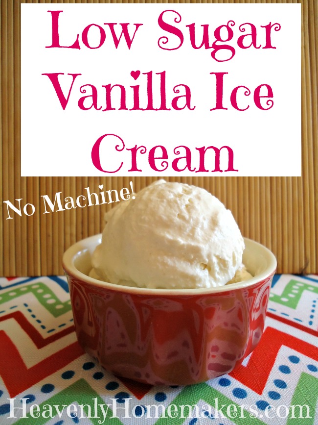 Low Sugar Vanilla Ice Cream