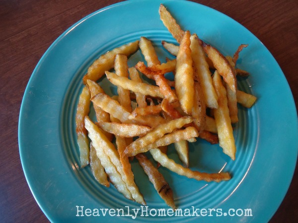 The most amazing homemade french fries