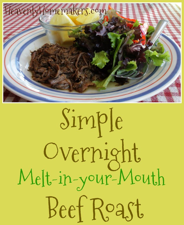 Simple Overnight Melt in your Mouth Beef Roast
