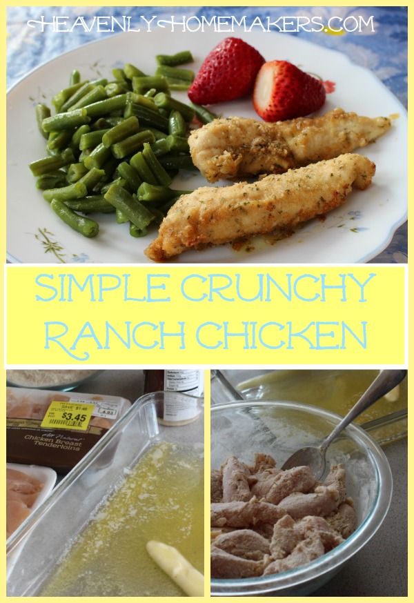 Simple Crunchy Ranch Chicken