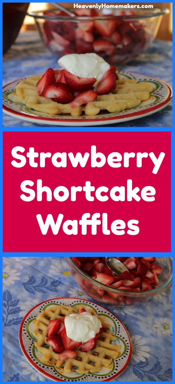 How to Make Strawberry Shortcake Waffles