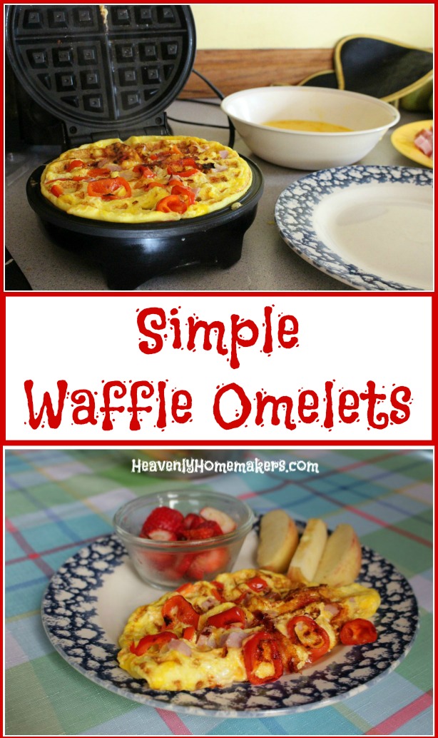 Simple Waffle Omelets