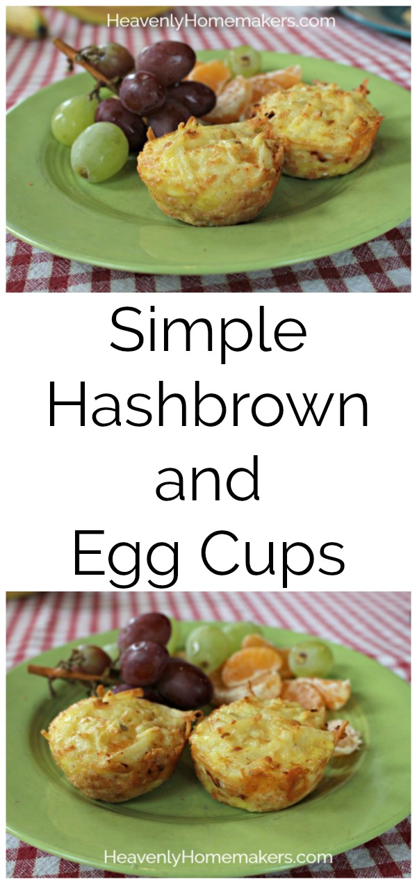 Simple Hashbrown and Egg Cups