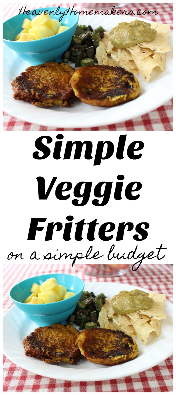 Simple Veggie Fritters on a Simple Budget