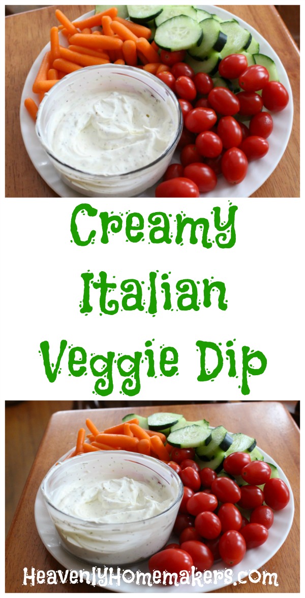 Creamy Italian Veggie Dip