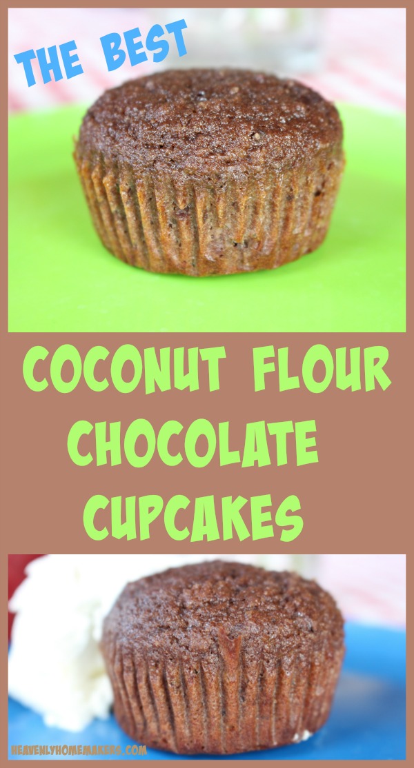 The Best Coconut Flour Chocolate Cupcakes