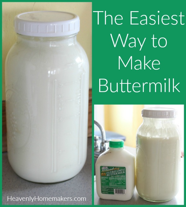 The Easiest Way to Make Buttermilk