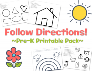 Follow Directions Printable Pack - Members Only | Heavenly Homemakers