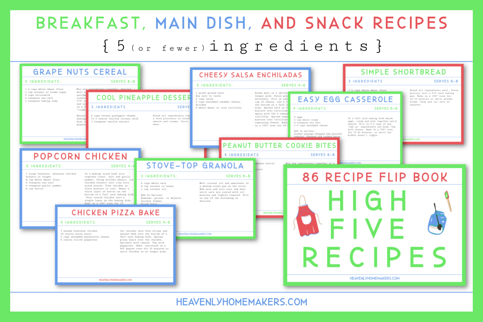 Tips and Tools to Make Menu Planning EASY Heavenly Homemakers